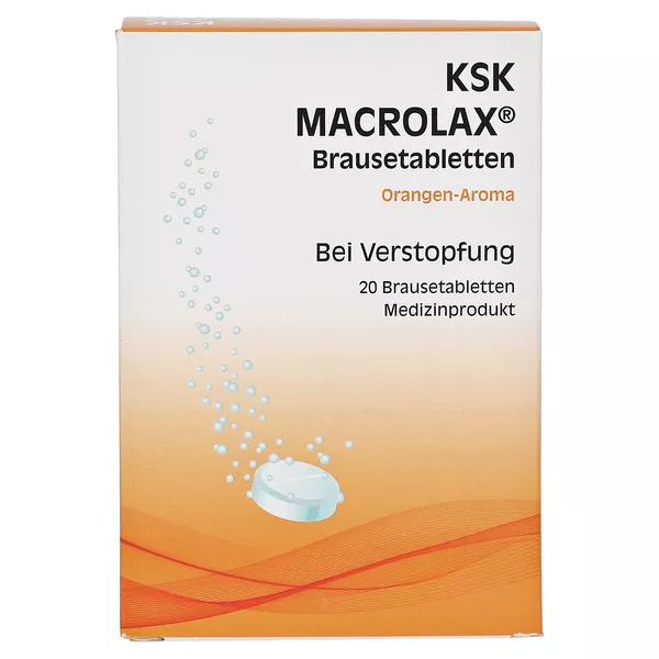 KSK Macrolax Macrogol Brausetabletten 5 20 St