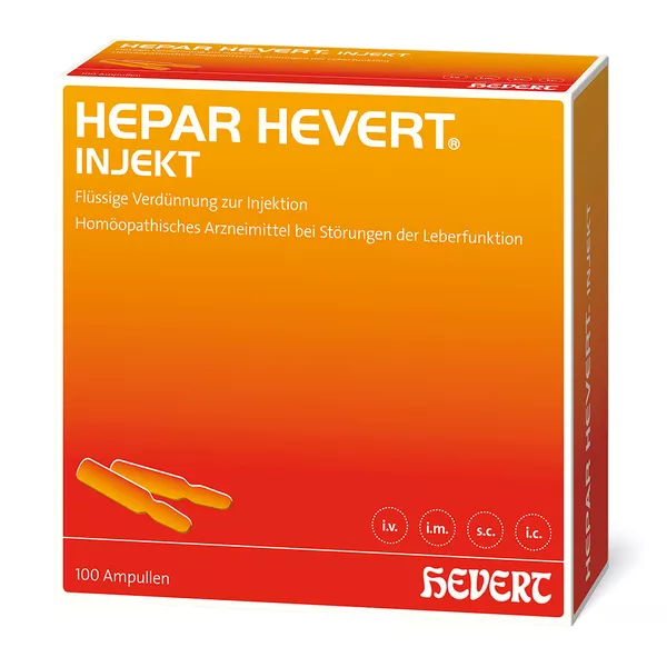 Hepar Hevert Injekt Ampullen 100X2 ml