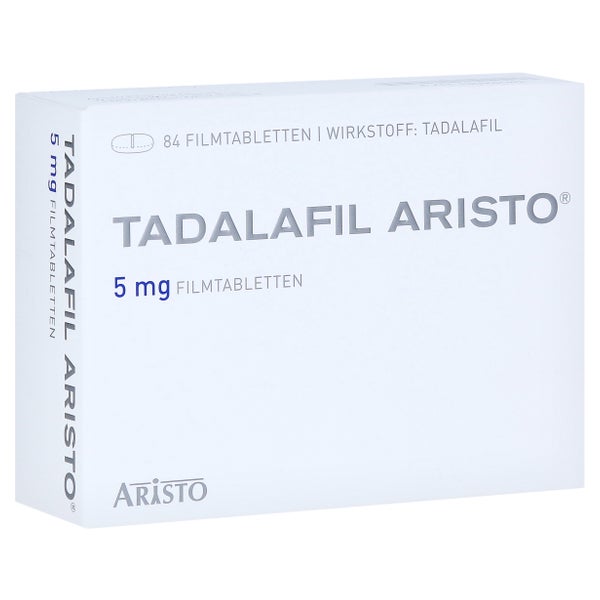 Tadalafil Aristo 5 mg Filmtabletten 84 St