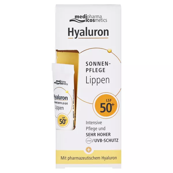 Medipharma Hyaluron Sonnenpflege Lippen LSF 50+ 7 ml
