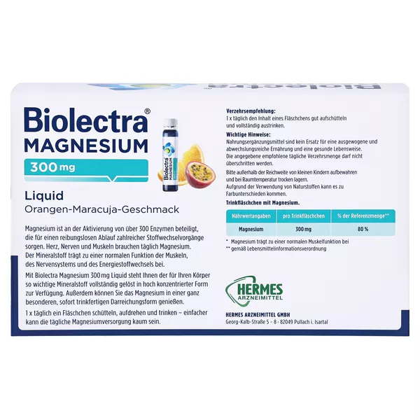 Biolectra MAGNESIUM 300 mg 28 St