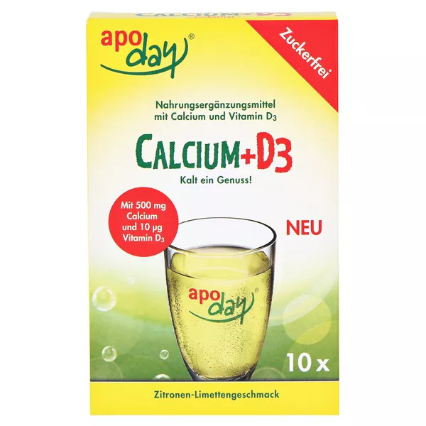 Apoday Calcium+d3 Zitrone-limette zucker 10X5 g