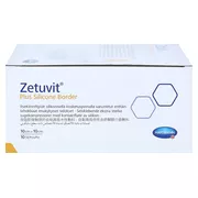 Zetuvit Plus Silicone Border 10cm x 10 cm 10 St