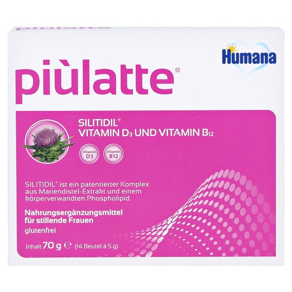 Piulatte Humana Portionsbeutel 14X5 g