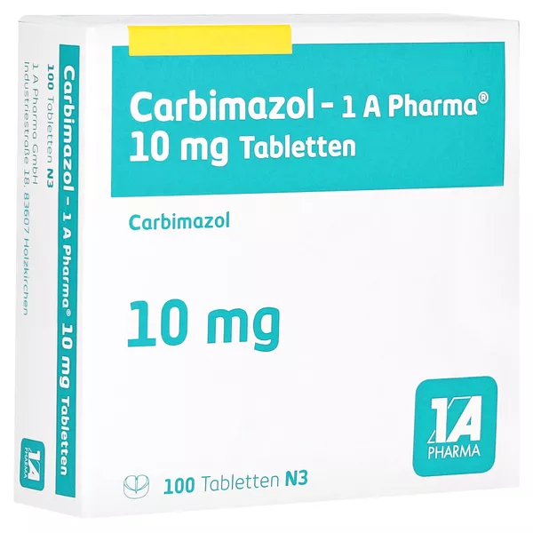 Carbimazol-1a Pharma 10 mg Tabletten 100 St