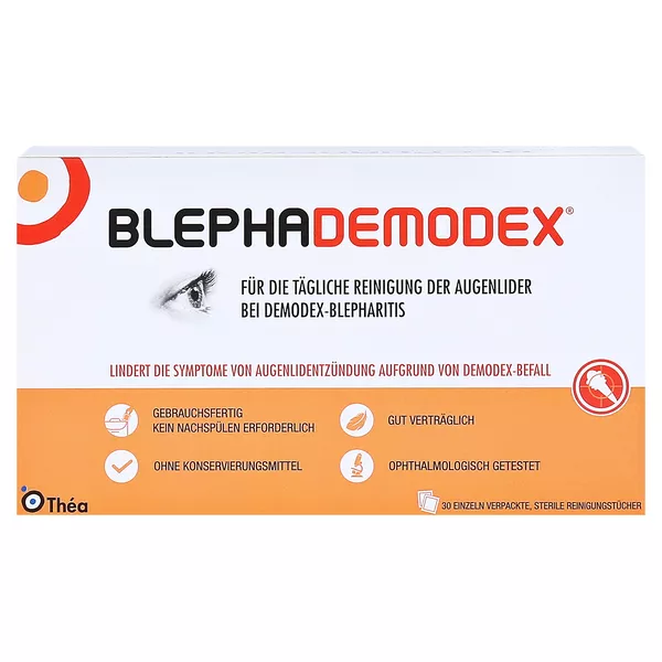 Blephademodex Sterile Reinigungstücher 30 St