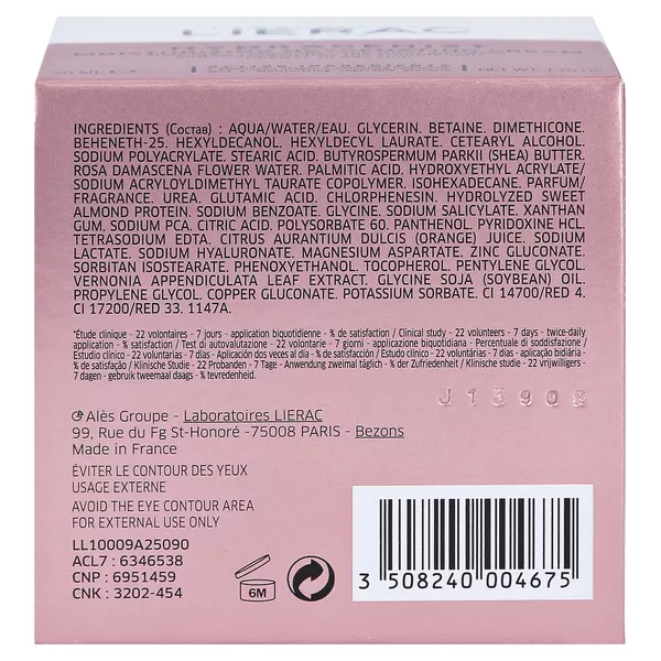 LIERAC HYDRAGENIST Creme Trockene Haut 50 ml
