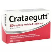 Produktabbildung: Crataegutt 80 mg Herz-Kreislauf-Tabletten 100 St