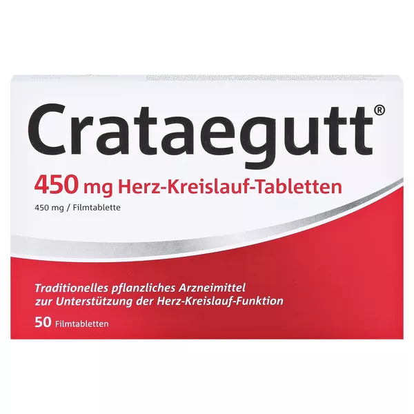 Crataegutt 450 mg Herz-Kreislauf-Tablett 50 St