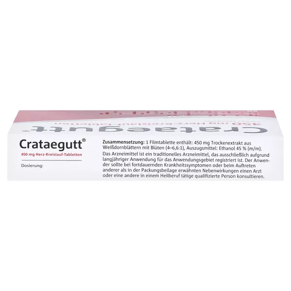 Crataegutt 450 mg Herz-Kreislauf-Tablett 50 St