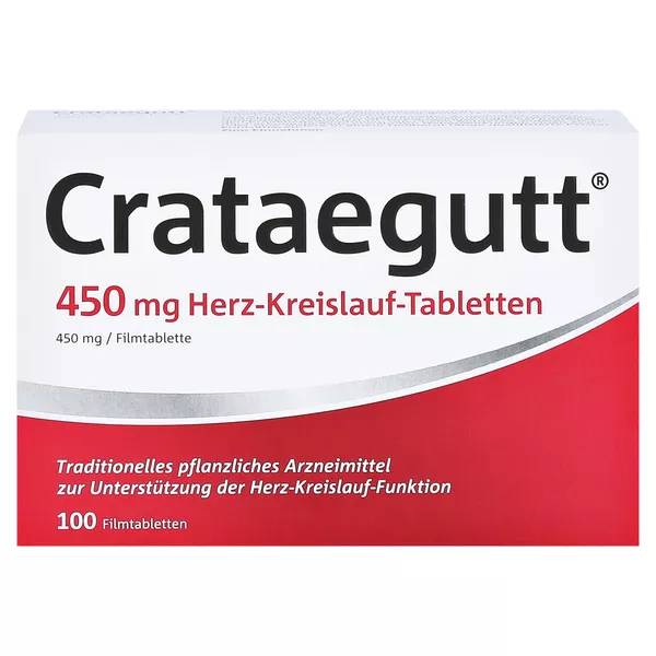 Crataegutt 450 mg Herz-Kreislauf-Tabletten, 100 St.