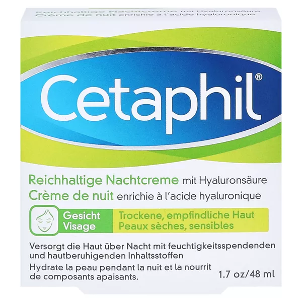 Cetaphil Reichhaltige Nachtcreme mit Hyaluronsäure 48 g