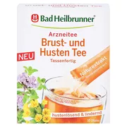 BAD Heilbrunner Brust- und Husten Tee ta 10X1,2 g