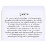 Medipharma Hyaluron Nachtpflege Riche 50 ml