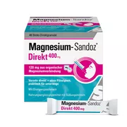 Magnesium Sandoz Direkt 400 mg Sticks 48 St
