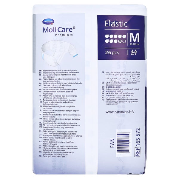 MoliCare Premium Slip Elastic 9 Tropfen Gr. M 3X26 St