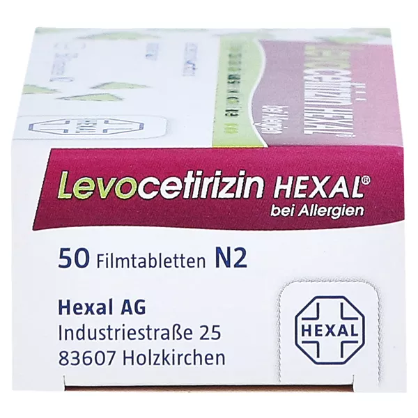Levocetirizin Hexal bei Allergien 5 mg F, 50 St.