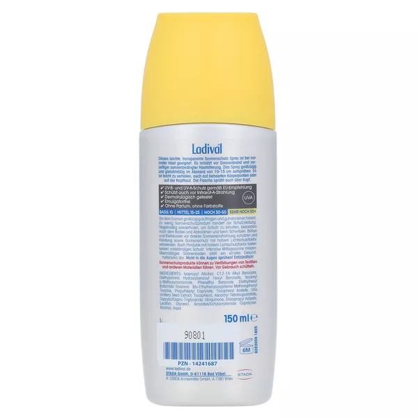 Ladival Aktiv Sonnenschutzspray LSF 50+ 150 ml