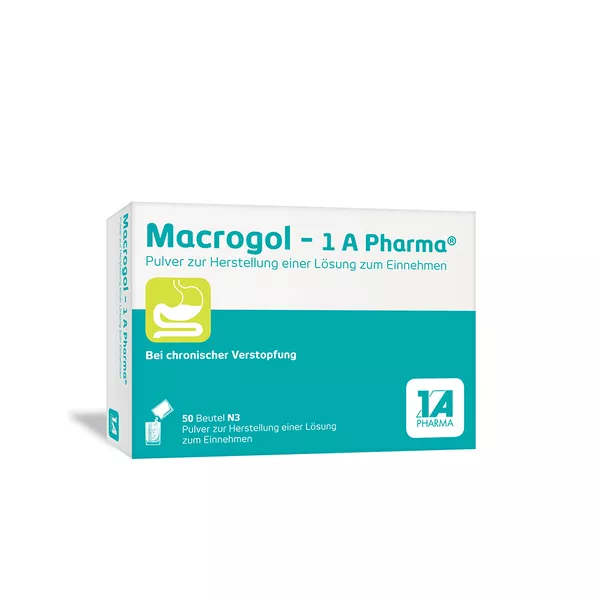 Macrogol-1 A Pharma, 50 St.