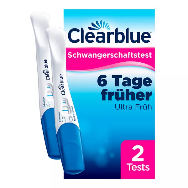 Clearblue Schwangerschaftstest FRÜHE ERKENNUNG 2er, 2 St.