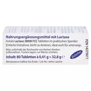 Lactase 28.000 FCC Tabletten im Spender, 80 St.