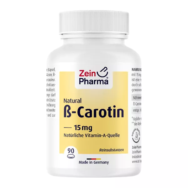 Beta Carotin Kapseln Natural 15 mg