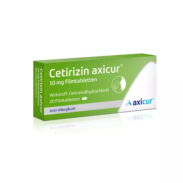 Cetirizin axicur 10 mg 20 St