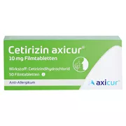 Cetirizin axicur 10 mg 50 St