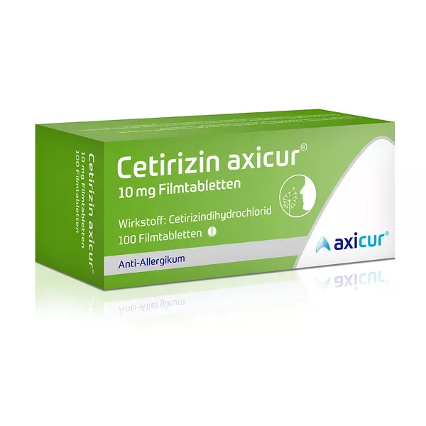Cetirizin axicur 10 mg 100 St