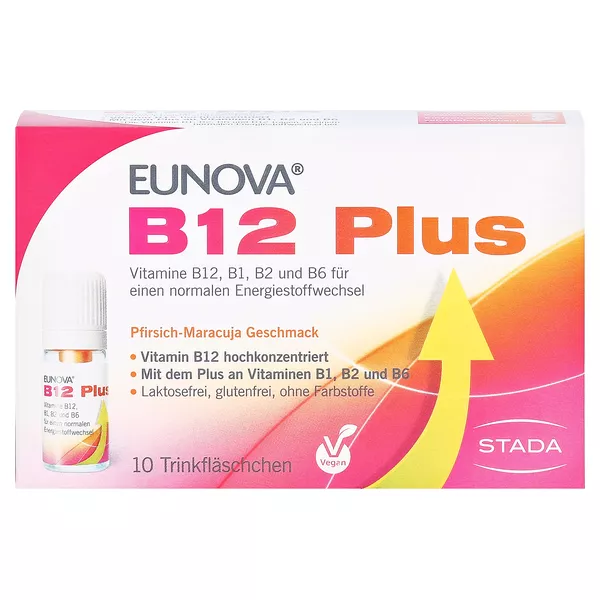 Eunova B12 Plus zur Verringerung von Müdigkeit 10X8 ml