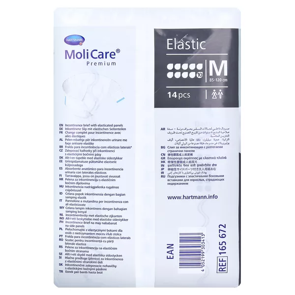MoliCare Premium Slip Elastic 10 Tropfen Gr. M 14 St