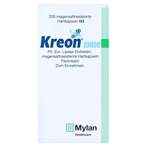 Kreon 20.000 Ph.eur.lipase Einheiten msr 200 St