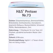 H&S Vitaltee Pretoxe 20X1,8 g