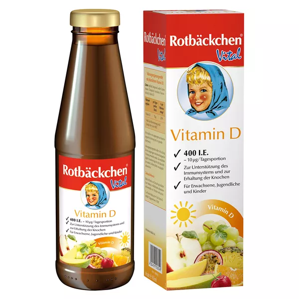 Rabenhorst Rotbäckchen Vital Vitamin D 4, 450 ml