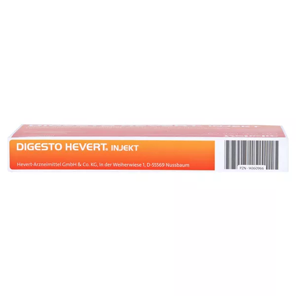 Digesto Hevert Injekt Ampullen 10X2 ml