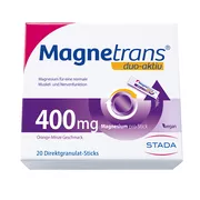 Magnetrans duo-aktiv 400mg Magnesium Direktgranulat-Sticks 20 St