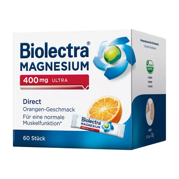Biolectra MAGNESIUM 400 mg ultra Direct, 60 St.