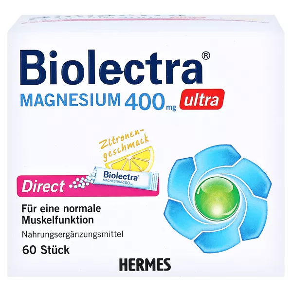Biolectra MAGNESIUM 400 mg ultra Direct, 60 St.