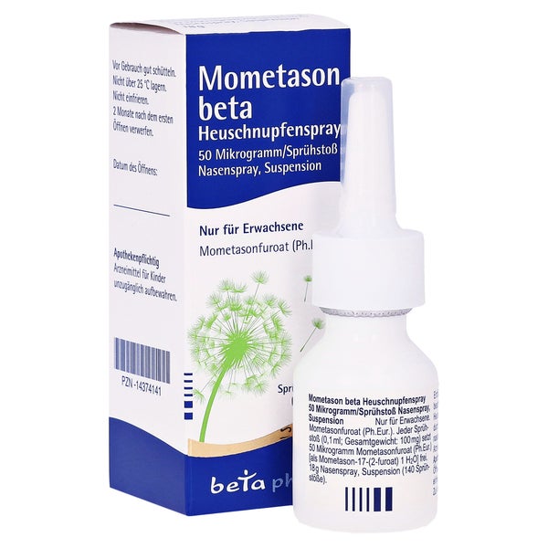 Mometason beta Heuschnupfenspray 50µg/Sp 18 g