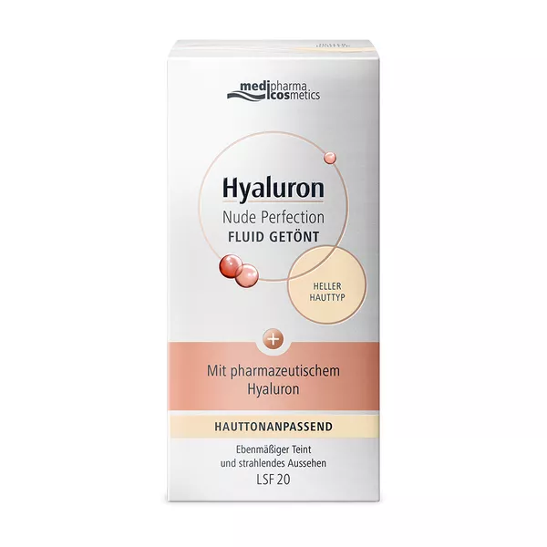 Medipharma Hyaluron NUDE Perfect.fluid getönt hell. 50 ml