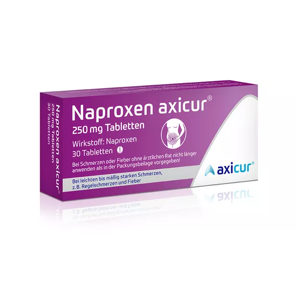 Naproxen axicur 250 mg 30 St