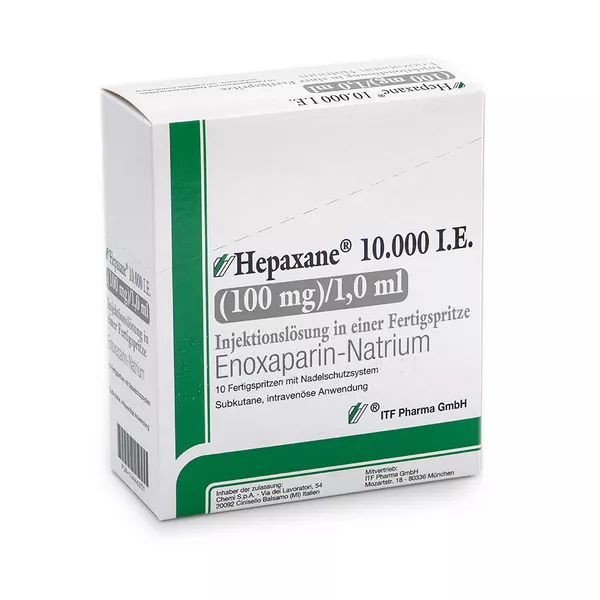 HEPAXANE 10.000 I.E. 100 mg/1,0 ml Inj.-Lsg.i.e.FS 10 St