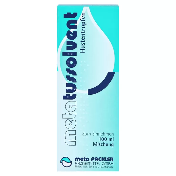 Metatussolvent Hustentropfen 100 ml