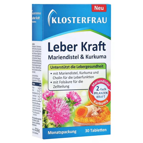 Klosterfrau Leber Kraft Tabletten, 30 St.