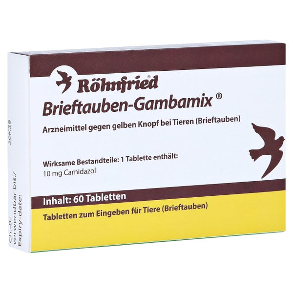 Brieftauben-gambamix Tabletten vet. 60 St