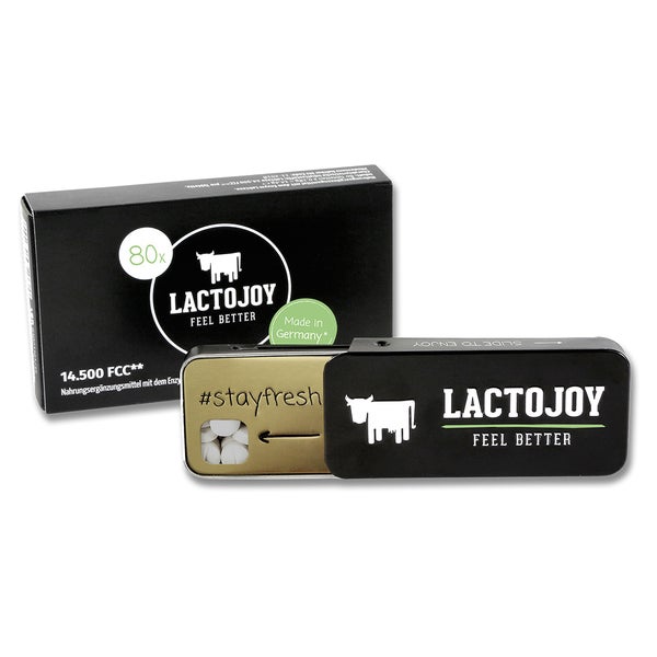 LactoJoy Laktase-Tabletten 14.500 FCC-Einheiten 80 St