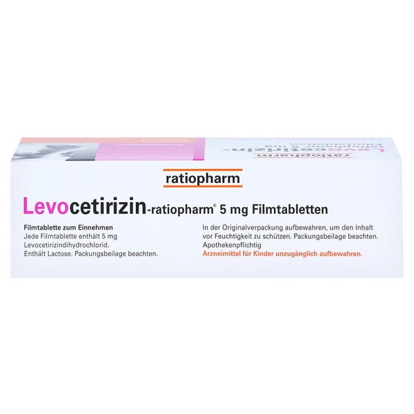Levocetirizin-ratiopharm 5 mg Filmtablet 50 St