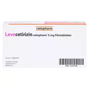 Levocetirizin-ratiopharm 5 mg Filmtablet 100 St