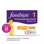 Femibion 1 Frühschwangerschaft Folsäure Plus 56 St