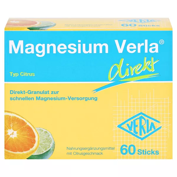 Magnesium Verla Direkt Citrus Granulat, 60 St.